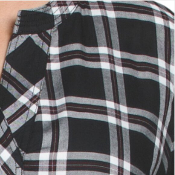 ZAC & RACHEL Plus Plaid Blouse - Picture 3 of 3